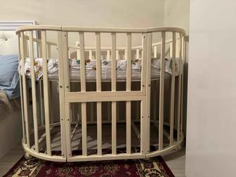 Детский манеж овальный трансформер 9 в 1