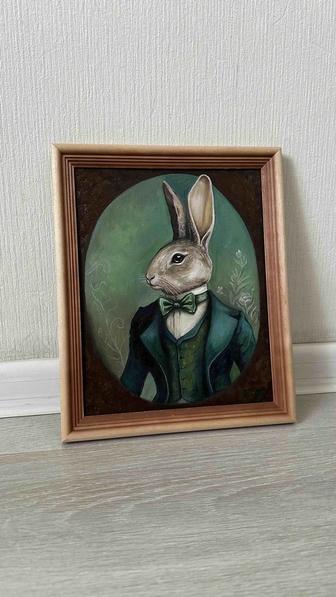 Картина Заяц 20/25 масло