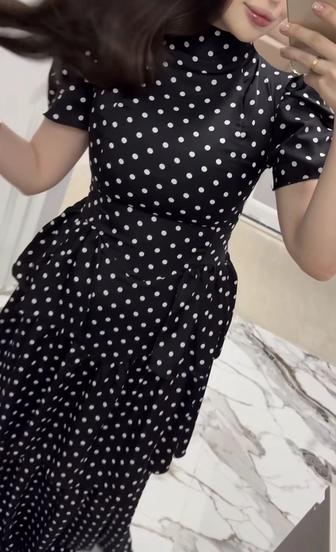 Платье горошек