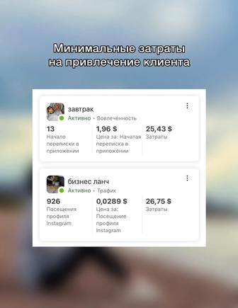 Услуги таргетолога