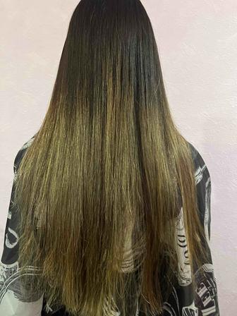 Кератин и ботокс волос акция