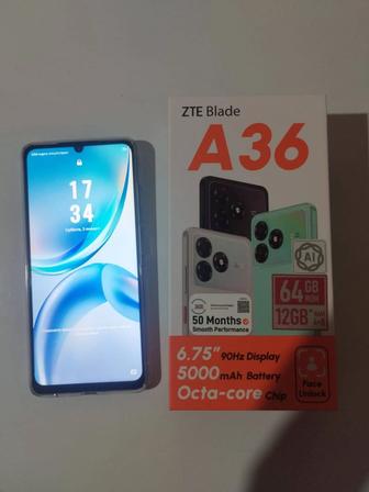 ZTE Blade A36, хороший комплект, новое состояние