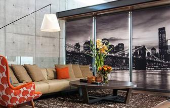 Ролл шторы фото печать или ваш логотип название компании.