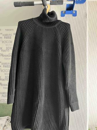 Женское теплое платье оверсайз 44-50