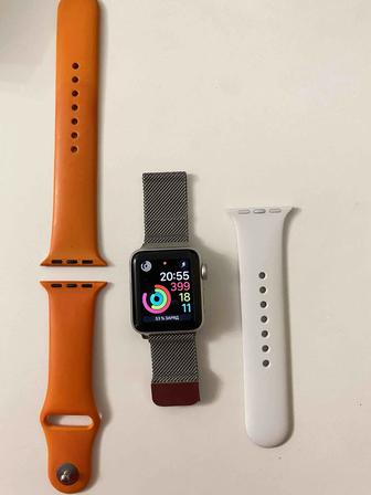 Продам смарт часы Apple Watch Series 3 silver