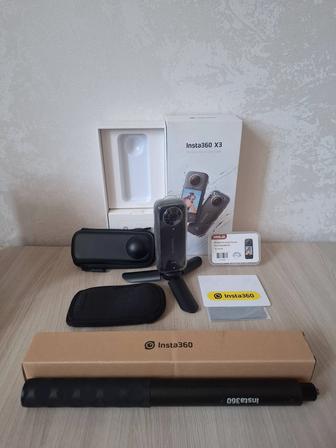 Insta360 X3, 128gb, Экшн камера 360, Инста360 х3 в Астане