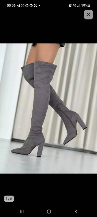 Ботфорты 39р цена 15000тг