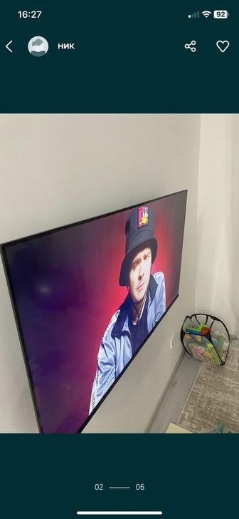 Продам телевизор 4K SMART TV 140СМ 2025, 55 дюймов