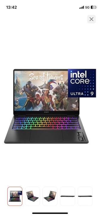 Игровой ноутбук HP OMEN 14 (RTX 4070 / Ultra 9 / OLED)
