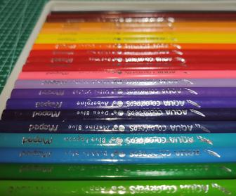 Акварельные карандаши Maped Aqua 22(из 24) б/у