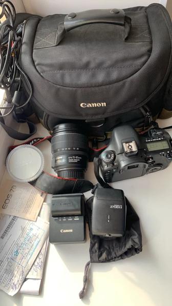 Canon 7D объектив Canon 15-85mm IS USM Вспышка