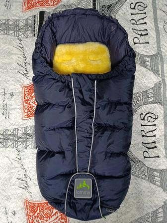 Люкс конверт для новорожденных пуховый