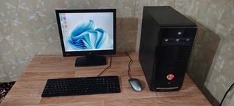 Компьютер Intel Core i3 в полном комплекте офисный ПК для работы в целом, о