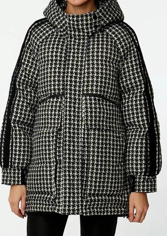 Куртка с принтом Гусиная лапка, р.44-46