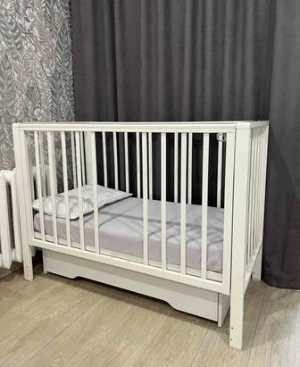 Детская кровать манеж RANT Bergen, 0-3 г. универс. маятниковый механизм