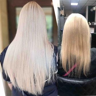 Наращивание волос, Коррекция день в день )