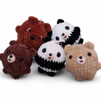 Вязаные брелки