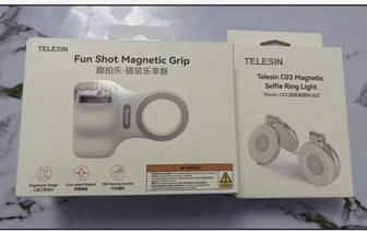 Крепление Telesin P1-MP-10 белый 2 в 1
Новый с коробкой