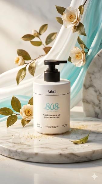 ADAL 808 Шай дәні (Камелия) эссенциясы бар көлем беретін шампунь