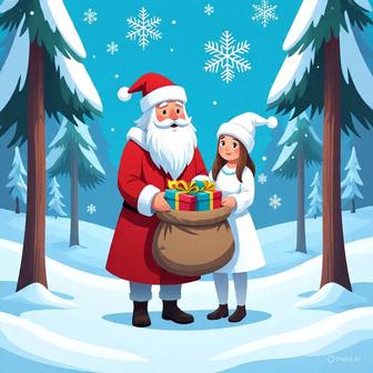 Поздравления Деда Мороза и Снегурочки