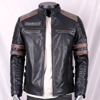Мужская кожаная куртка Harley-Davidson из натуральной коровьей кожи 2XL