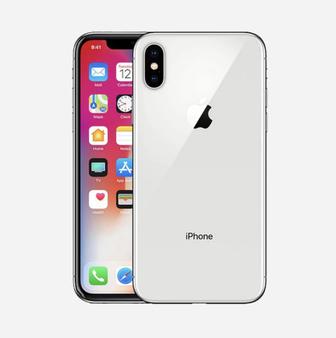 Apple iPhone X 64 Gb Silver Аккумулятор 51% 40.000тг.