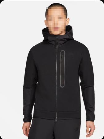 nike tech fleece black кофты