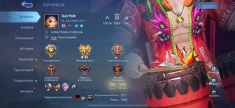 Продажа аккаунт в Mobile legends