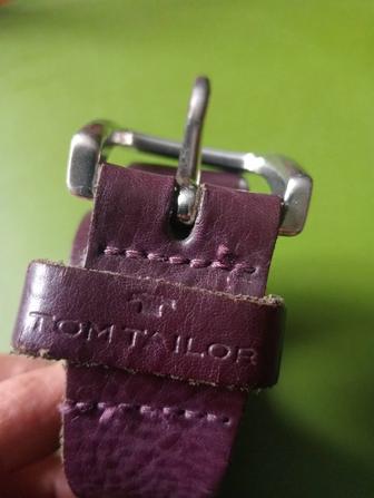 Ремень кожаный Tom Tailor. Кожа