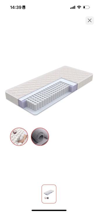 Матрас односпалка 80 на 200 / ортопедический 20 см высота