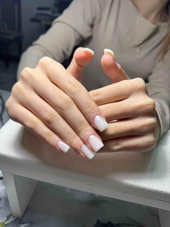 Маникюр, гель покрытие, наращивание