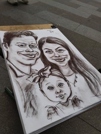 Рисую шаржи на праздниках и корпоративах