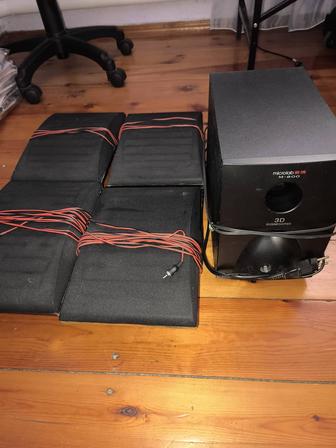 Сасабвуфер Microlab. Колонки Yamaha. Акустическая система