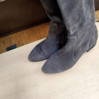 Продам женские зимние ботфорты