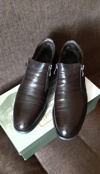 Фирменные зимние мужские полусапоги (Vernon Sabin)