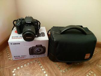 Фотоаппарат зеркальная фотокамера Canon EOS 700D EF-S 18-55mm DC Black