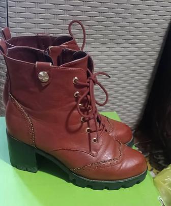 Ботинки, нат.кожа,полусапожки, ботильоны