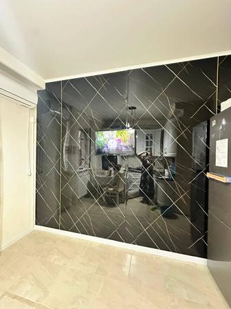 Тв зона шпон гипкимрамор