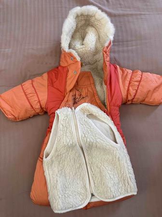 комбинезон на девочку из натуральной шерсти