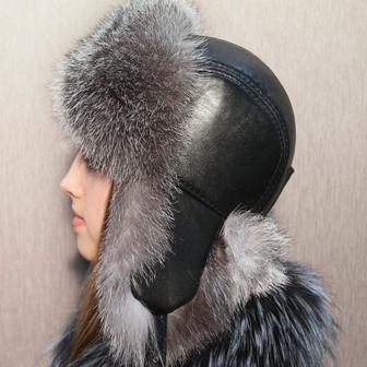 Шапка ушанка натуральная