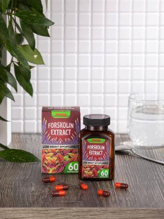 Форсколин экстракт Forskolin Extract капсулы для похудения, 60 капсул