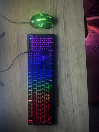 Игровой набор,Механическая клавиатура и Игровая мышь