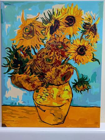 Подсолнухи Ван Гога копия