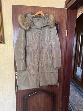 Куртка пальто зимняя 50-58 размер