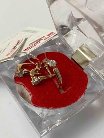Продам набор кольцо и серьги