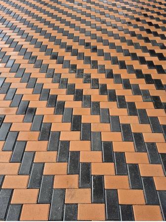 Укладка брусчатки тротуарной плитки установка поребриков и лотков