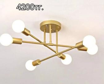 Люстра лофт потолочный, стиль лофт.