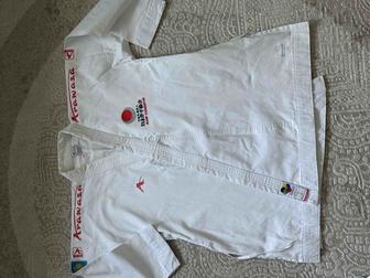 Кимоно карате ARAWAZA kata DELUX EVO( красный) WKF approved