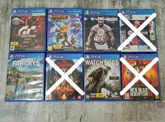 Продам игры диски Sony Play Station 4 (б/у)