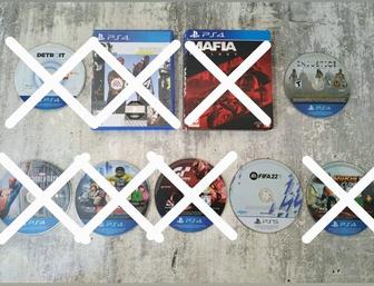Продам игры диски Sony Play Station 4 (б/у)